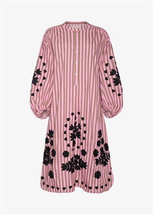 Rikke kjole Pink Stripes Sissel Edelbo 
